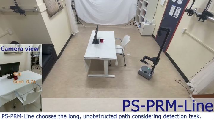 Real-robot occlusion test with a Stretch 2